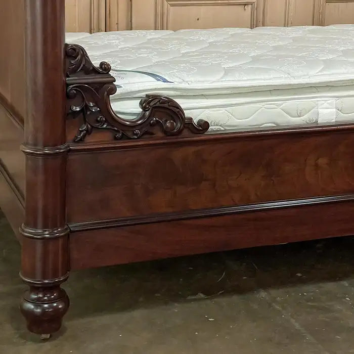 19Th Century Napoleon Mahogany Wall Bed – French Second Empire Design