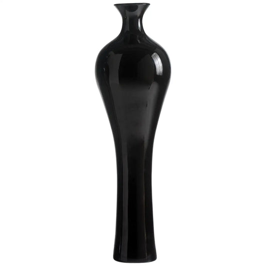 Ceramic Vase "PAMELA" Handcrafted in Black