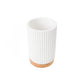 Toothbrush holder Modern, white, H11cm, D7.2cm