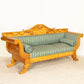 Antique 19th Century Yellow Birch Sofa Settee