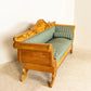 Antique 19th Century Yellow Birch Sofa Settee