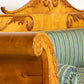 Antique 19th Century Yellow Birch Sofa Settee
