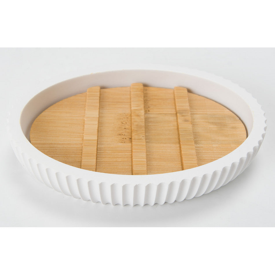 Soap dish Modern, white, H2.5cm, 12.5x9cm