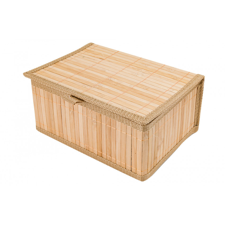 Basket, bamboo S, H11.5x23.5x18.5cm