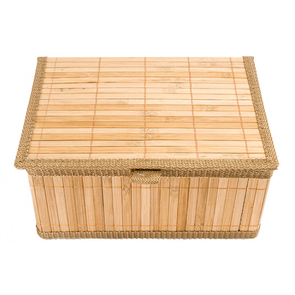 Basket, bamboo S, H11.5x23.5x18.5cm
