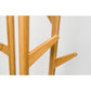 Coat rack Umbrel bambou/metal, H174cm, D38cm