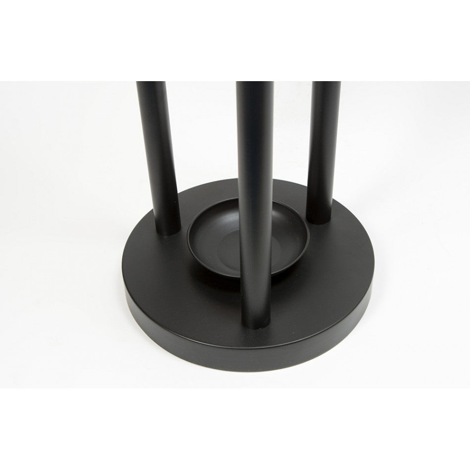 Coat rack Umbrel bambou/metal, H174cm, D38cm