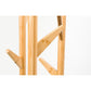 Coat rack Umbrel bambou/metal, H174cm, D38cm
