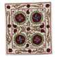 Suzani Hand-Embroidered Silk Pillow Case 46 x 61 cm