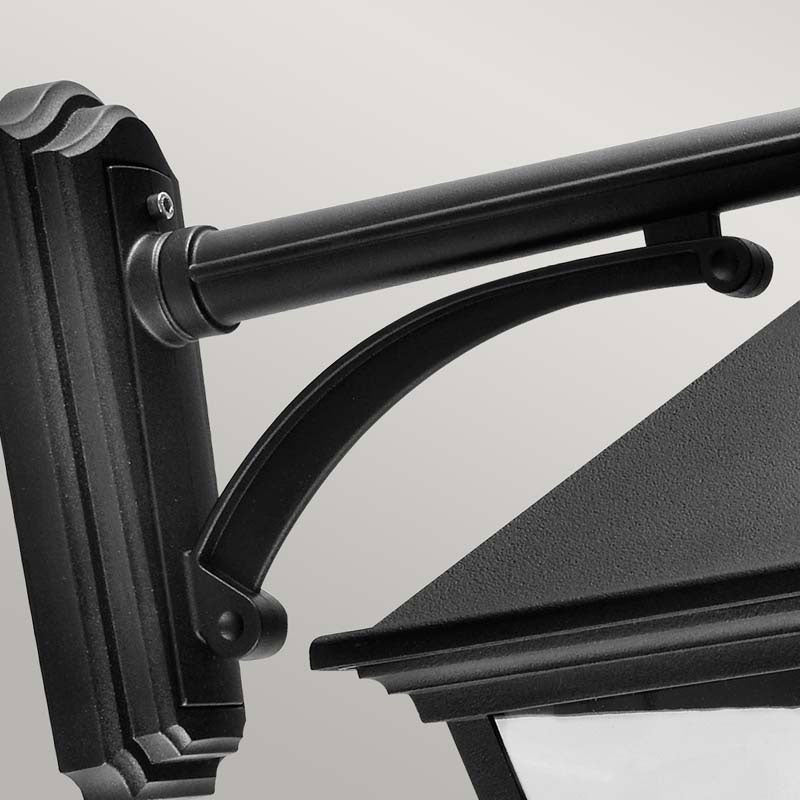 Hanging Lantern Wall Light – Turin Grande (Black)