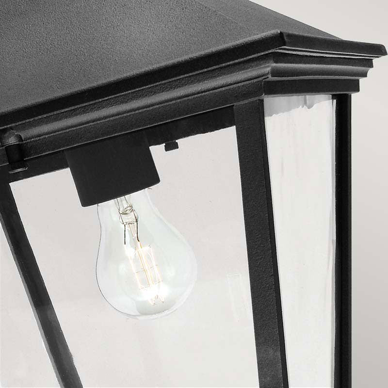 Hanging Lantern Wall Light – Turin Grande (Black)
