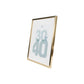 Photo frame Manu, golden color, 30x40cm