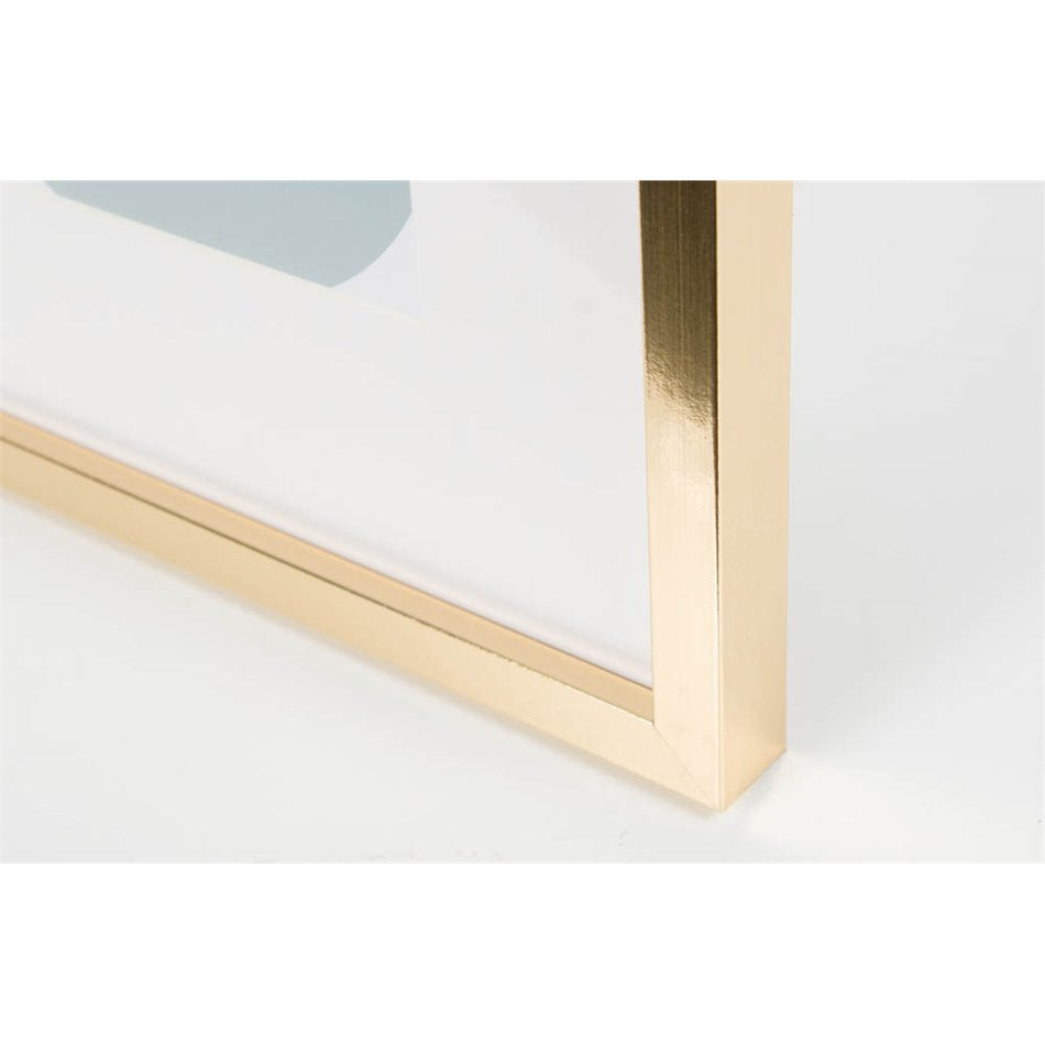 Photo frame Manu, golden color, 30x40cm
