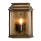 Half Lantern Outdoor Wall Light – St Martins (Aged Brass)