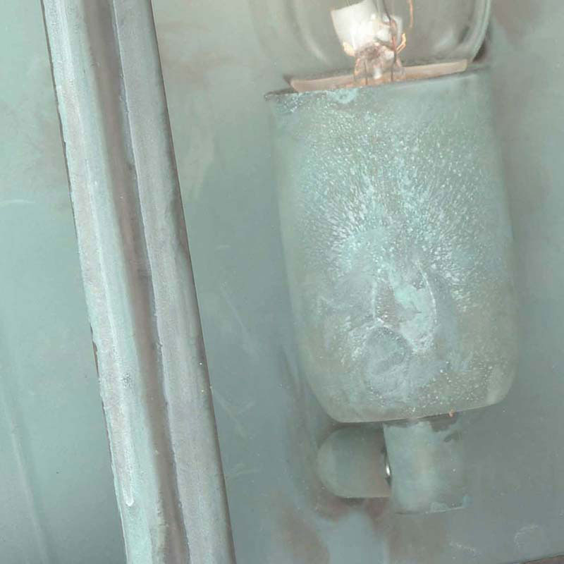 Half Lantern Outdoor Wall Light – St Martins (Verdigris)