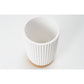 Toothbrush holder Modern, white, H11cm, D7.2cm