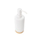 Soap dispenser Modern, white, H18.5xD7cm