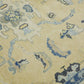 Turkish Oushak Wool Rug – Beige & Blue Handwoven 178 x 259 cm