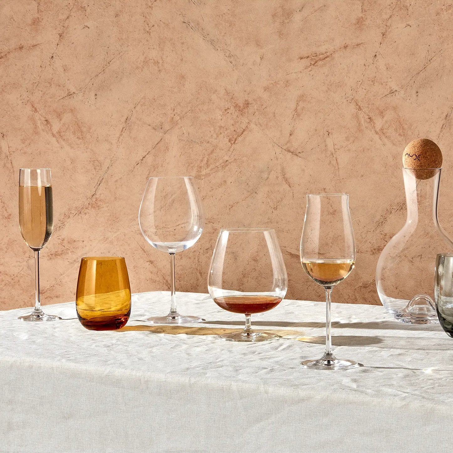 Vintage Crystal Champagne Glass Set – 2 Pieces