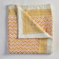 Capri Yellow and Pink Hand Block Printed Cotton Tablecloth – 150 x 300 cm