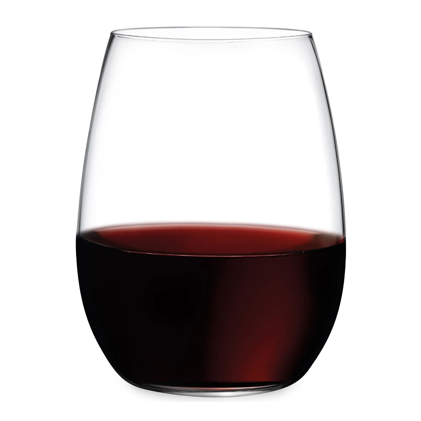 Pure 4-Piece Stemless Bordeaux Wine Glass Set
