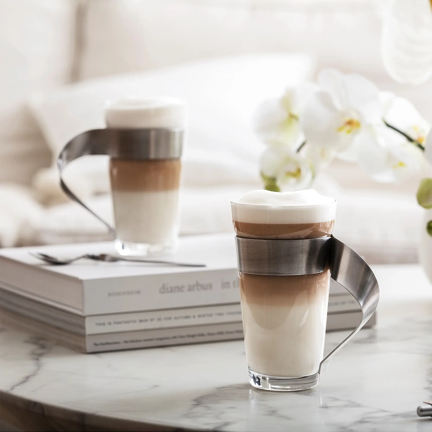 Wave Glass Macchiato Set – 2 Pieces