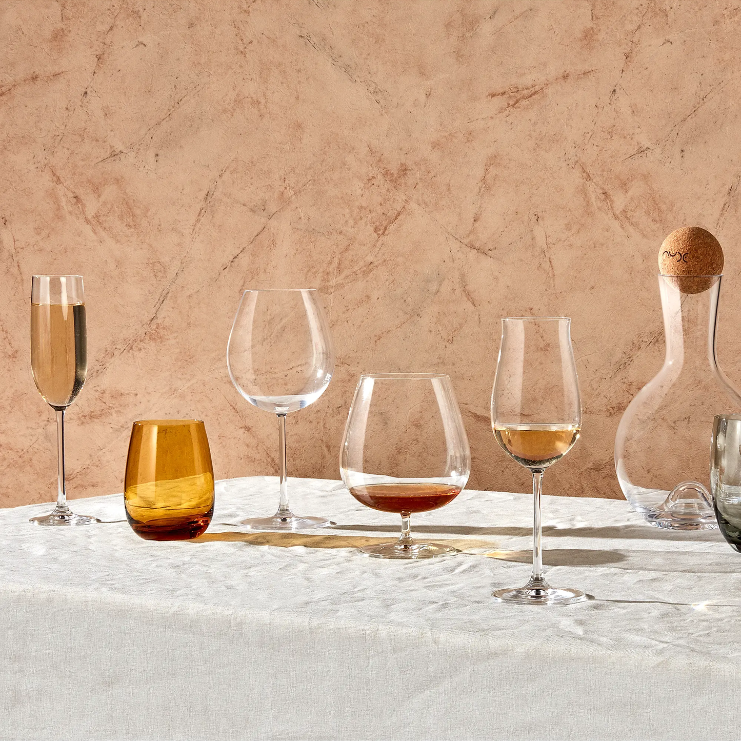 Vintage Crystal Champagne Glass Set – 2 Pieces