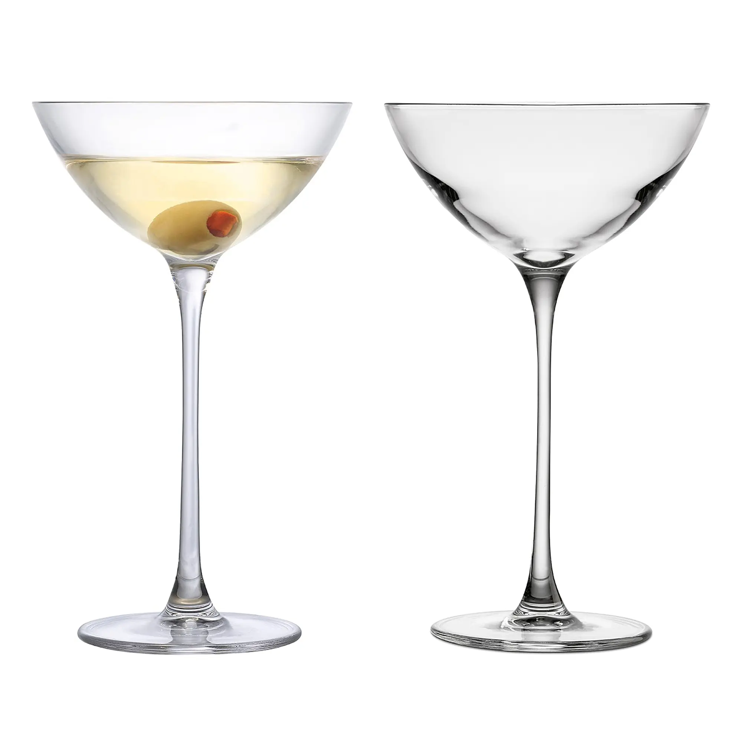 Savage Crystal Coupetini Glass Set – 2 Pieces
