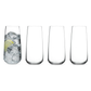 Mirage 4-Piece Highball Glass Set