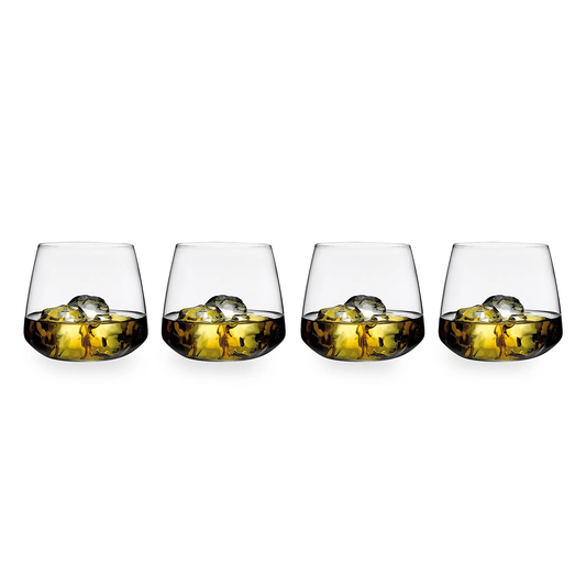 Mirage Whisky 4-Piece Crystal Glass Set