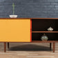 Custom Multi-Color Lacquered Credenza – Mid-Century Modern