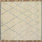 Organic Modern Moroccan Wool Rug  Minimalist Style 287 x 312 cm