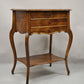 Antique French Mahogany Sewing Stand Nightstand with Lift Top