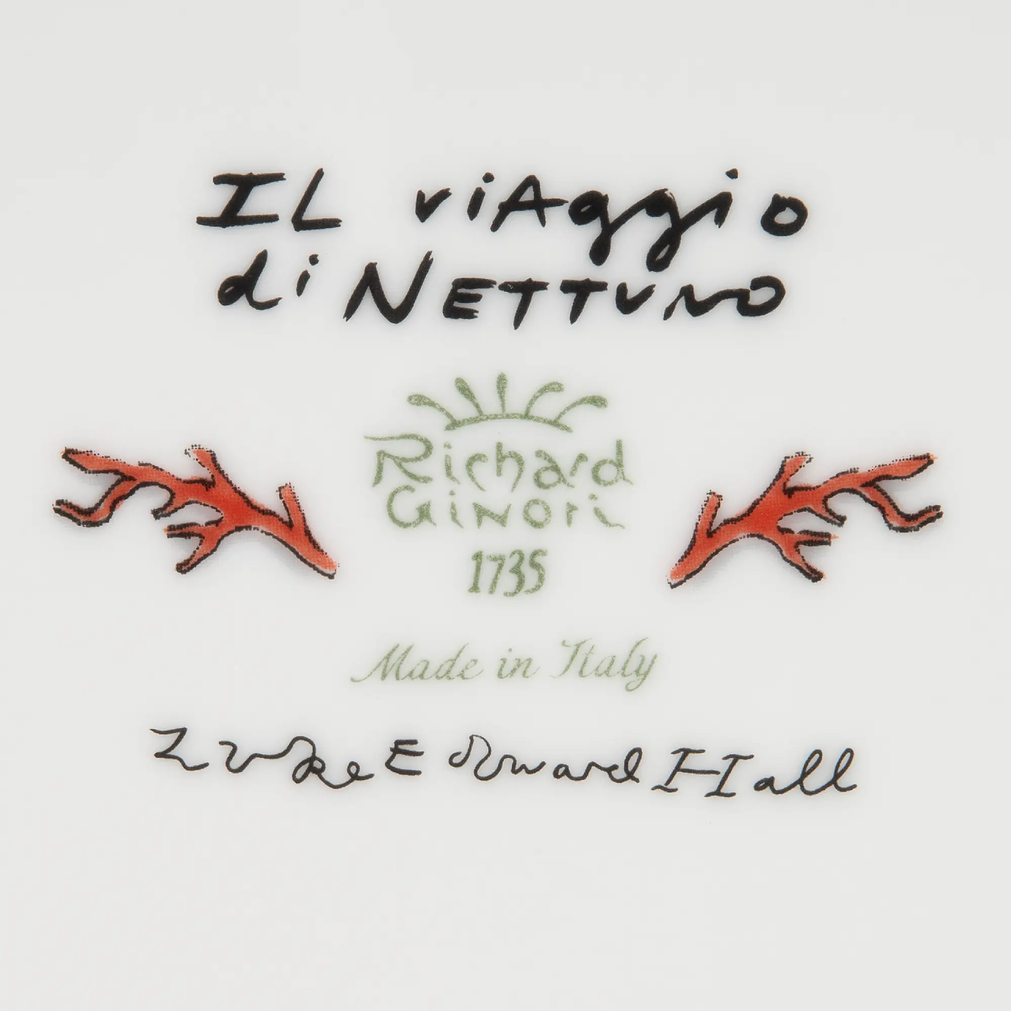 Il Viaggio di Nettuno 4-Piece Bread Plate Set