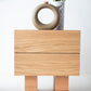 Suelo Modern Oak Nightstand – Handcrafted with Push-to-Open Drawer