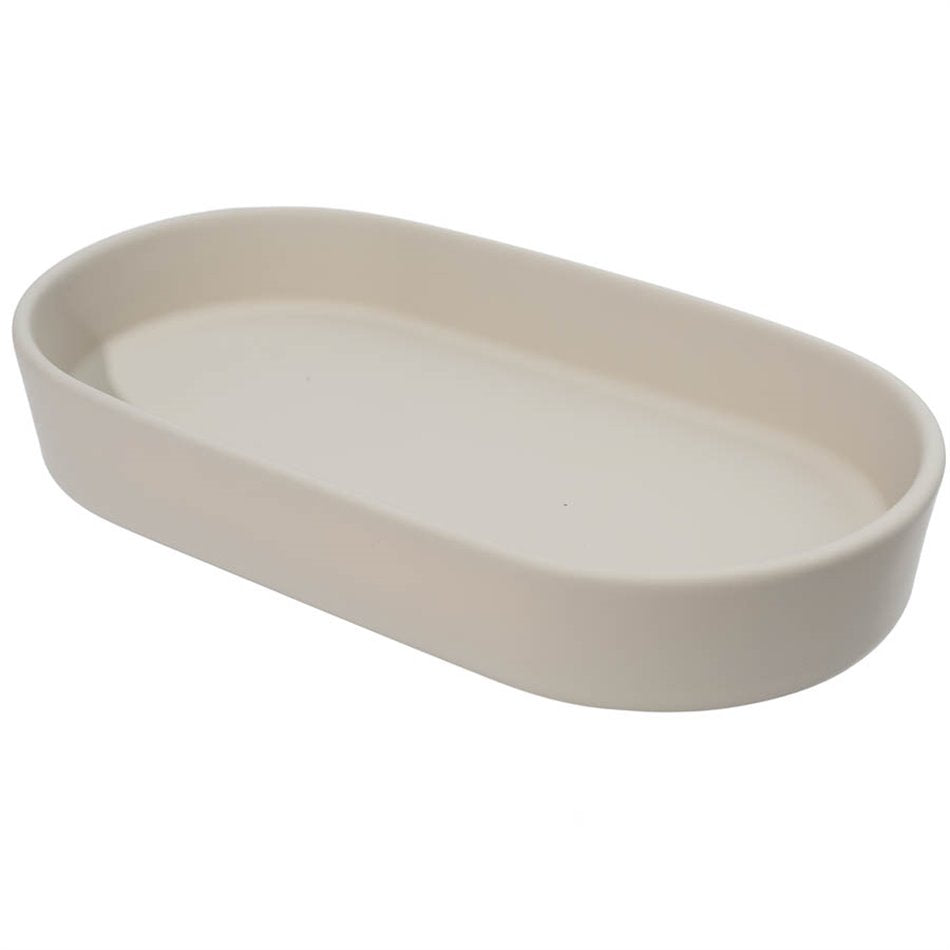 Soap dish Cocon Lin, H3x19.3x10.6cm
