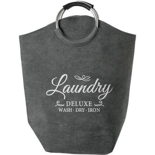 Laundry basket Trio, grey, 35 L, 60x52x28cm