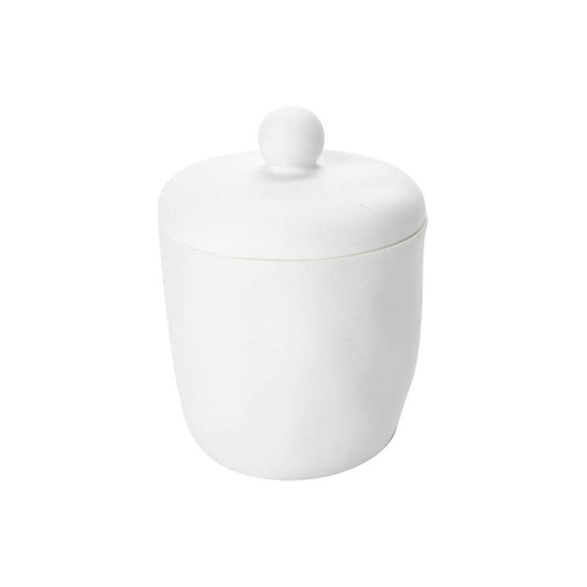 Cotton pads pot Indonesie, H12cm, D10cm