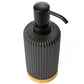 Soap dispenser Modern, black, H18.5cm, D7cm