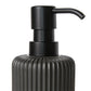 Soap dispenser Modern, black, H18.5cm, D7cm