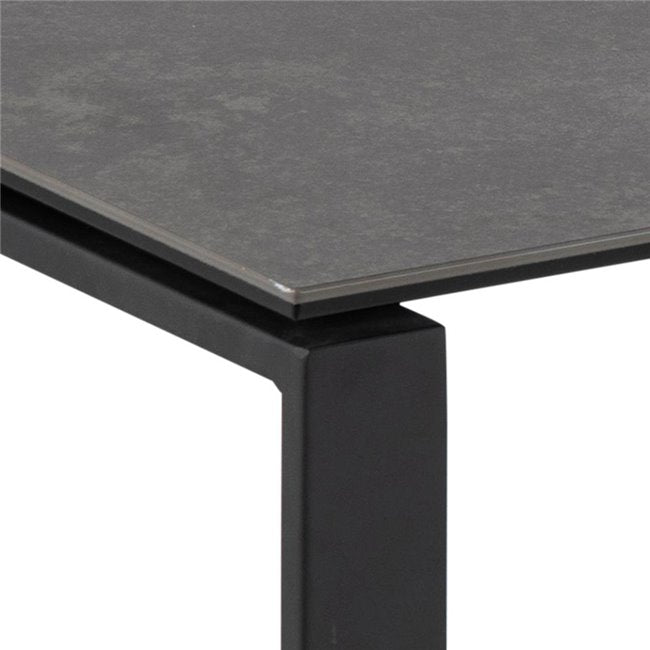 Akatri Nest Table Set – Black Ceramic Top Tables (2 pcs)