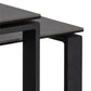 Akatri Nest Table Set – Black Ceramic Top Tables (2 pcs)