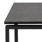 Akatri Nest Table – Black Ceramic Top Accent Table