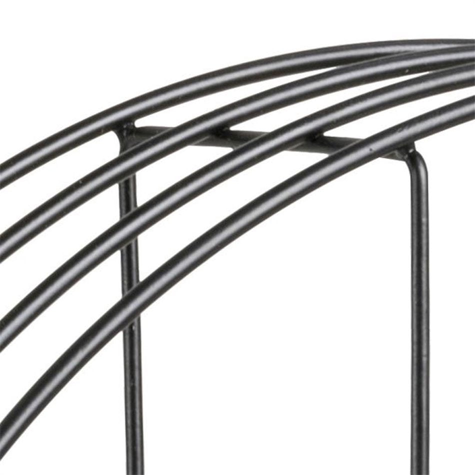 Wall shelf Adark, black/natural, H10cm, D45cm