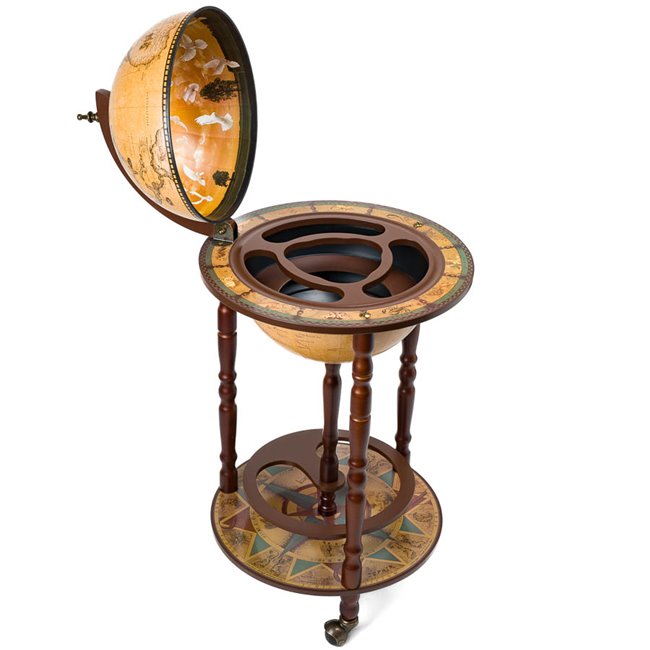 Bar Globe Globuss II – Decorative Wooden Mini-Bar, 87 cm Height