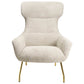 Armchair Sanday, taupe, H103x92x82cm, seat height 45cm