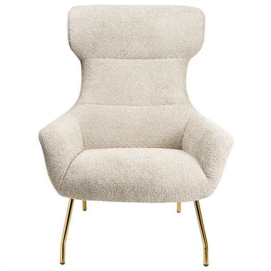 Armchair Sanday, taupe, H103x92x82cm, seat height 45cm