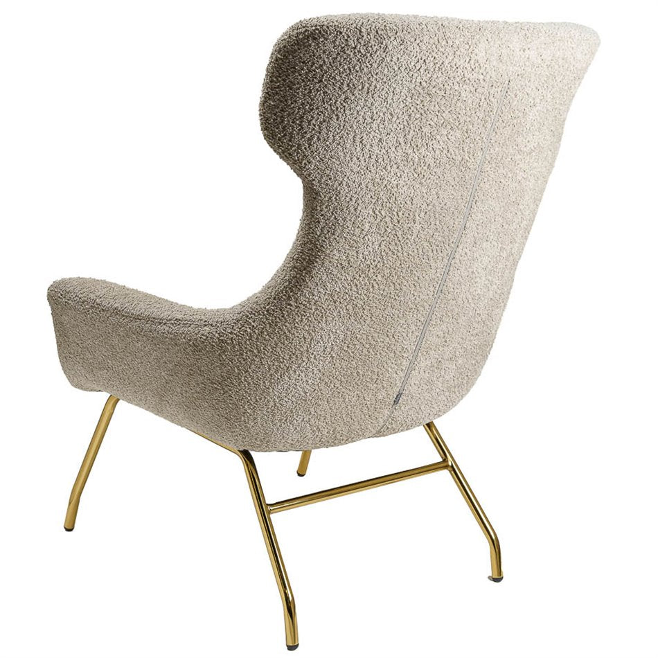 Armchair Sanday, taupe, H103x92x82cm, seat height 45cm