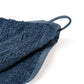 Bamboo towel Angolo, 30x50cm, marine blue, 550g/m2