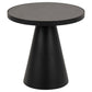 Square Coffee Table – Matt Black Metal & Ceramic